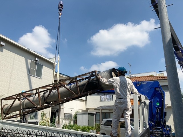 解体の様子