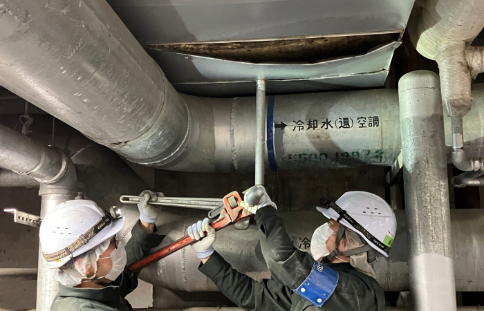 ダクト清掃の様子1