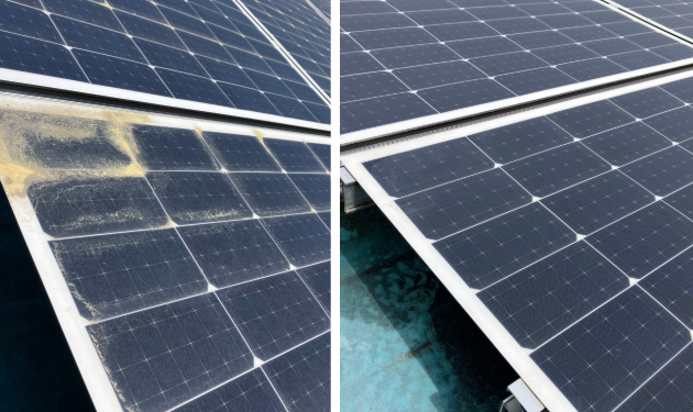 清掃前・清掃後