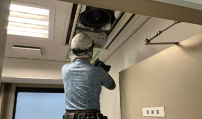 菓子製造工場様に空調機更新工事を実施いたしました。のサムネイル