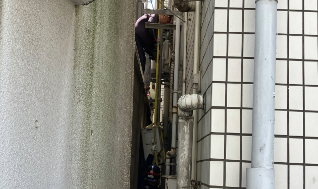 室外機取り外し